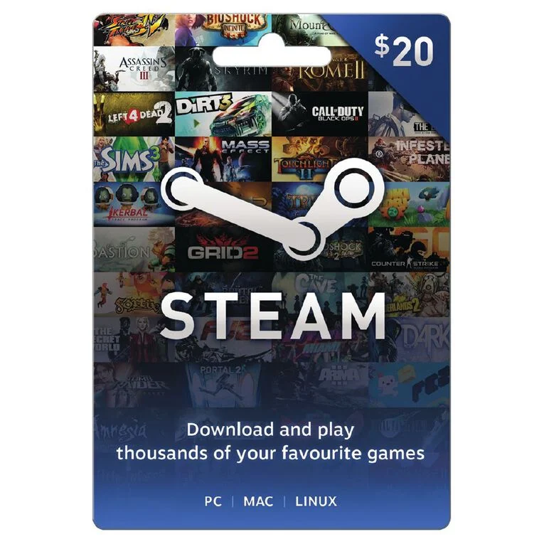 Steam Gift Card $20